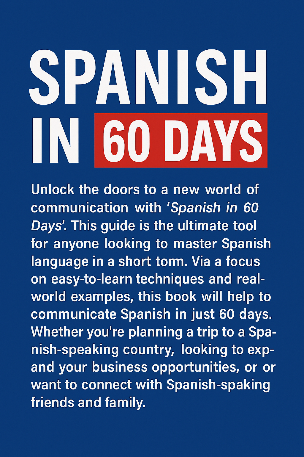 Spanish in 60 Days
