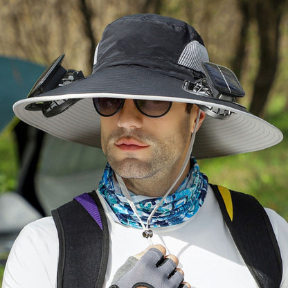 SolarCool® | Solar Fan Hat for Outdoors