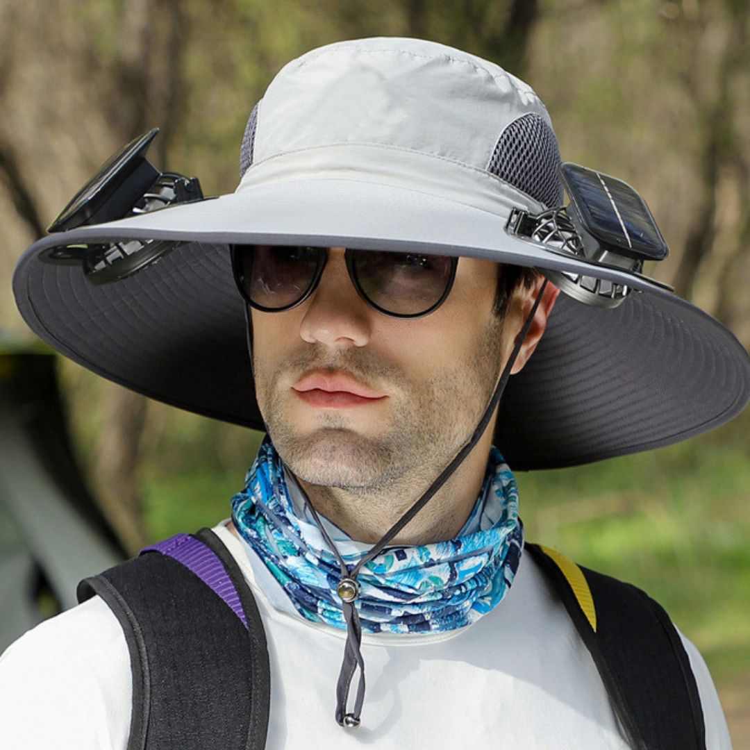 SolarCool® | Solar Fan Hat for Outdoors