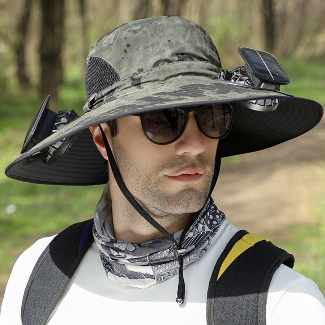 SolarCool® | Solar Fan Hat for Outdoors