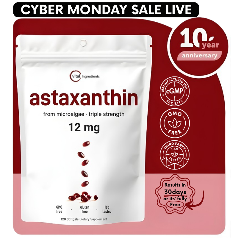 Vital Ingredients Astaxanthin 12 mg