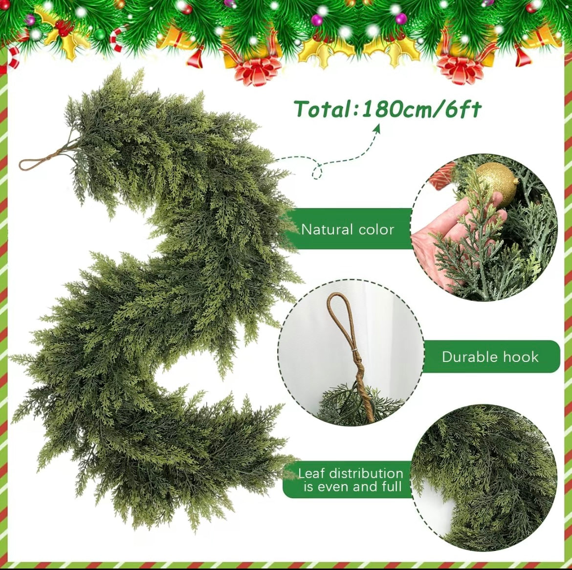 Premium Artificial Cedar Garlands