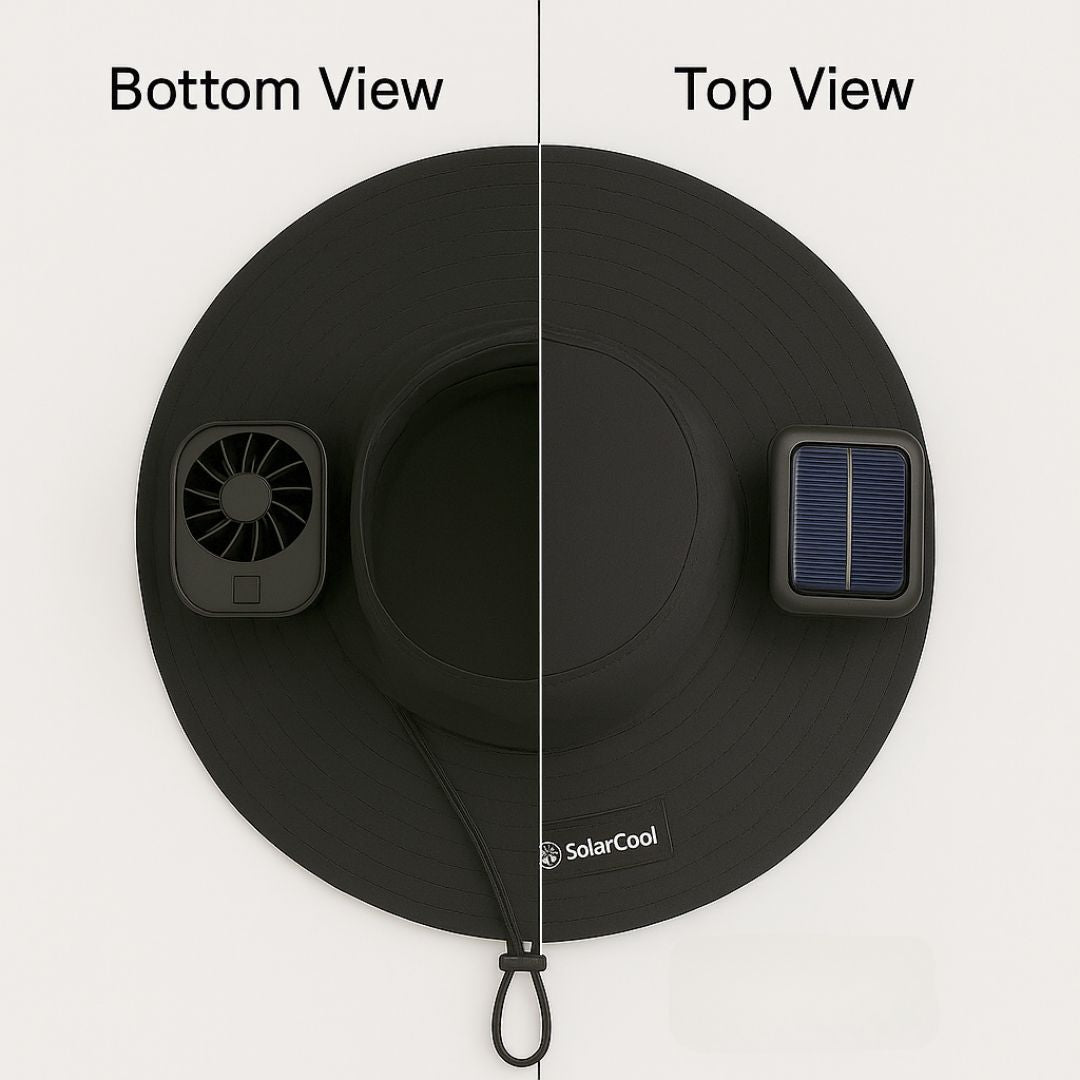 SolarCool® | Solar Fan Hat for Outdoors
