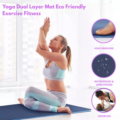 Eco-Friendly Non-Slip Yoga Mat – Dual Layer
