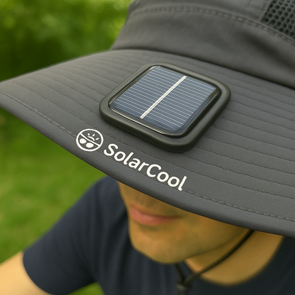 SolarCool® | Solar Fan Hat for Outdoors
