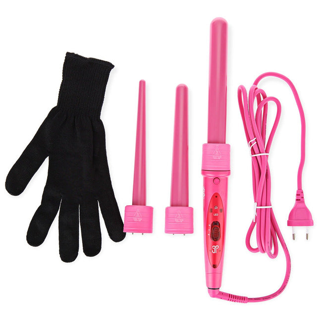 3 In 1 Hair Curlers Interchangeable